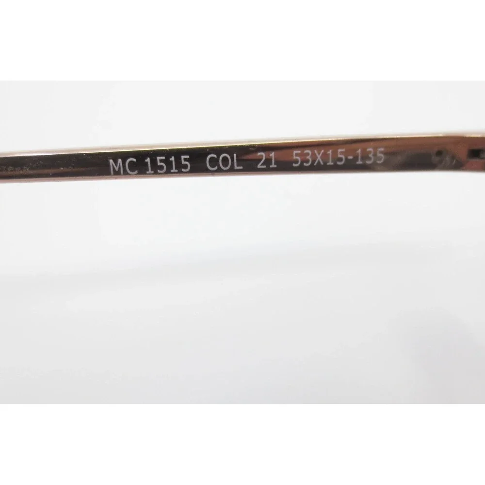 Max Cole MC 1515 COL 21 Clear Rose Gold Cat Eye Eyeglasses Frames 53-15-135